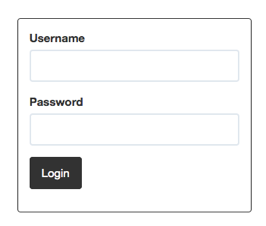 Login form