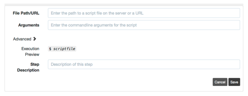 Script file step type