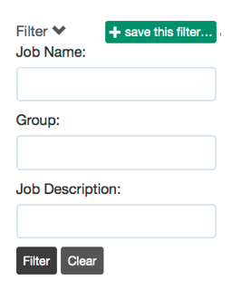 Job filter form