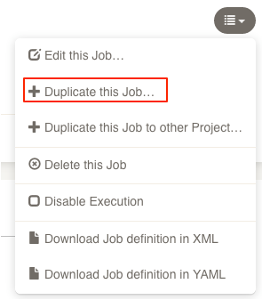 duplicate job button