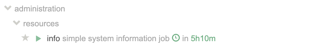 Scheduled job icon