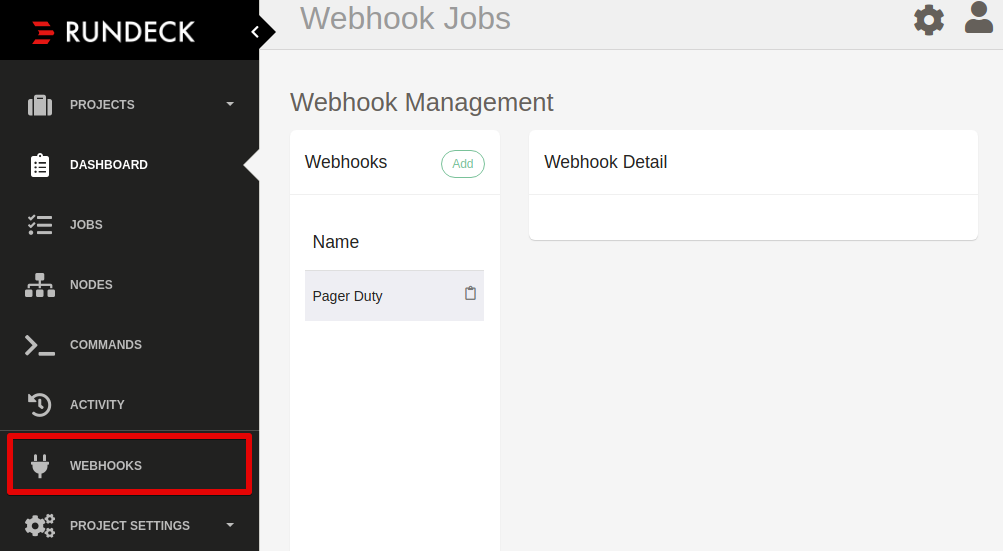 Webhook Administration