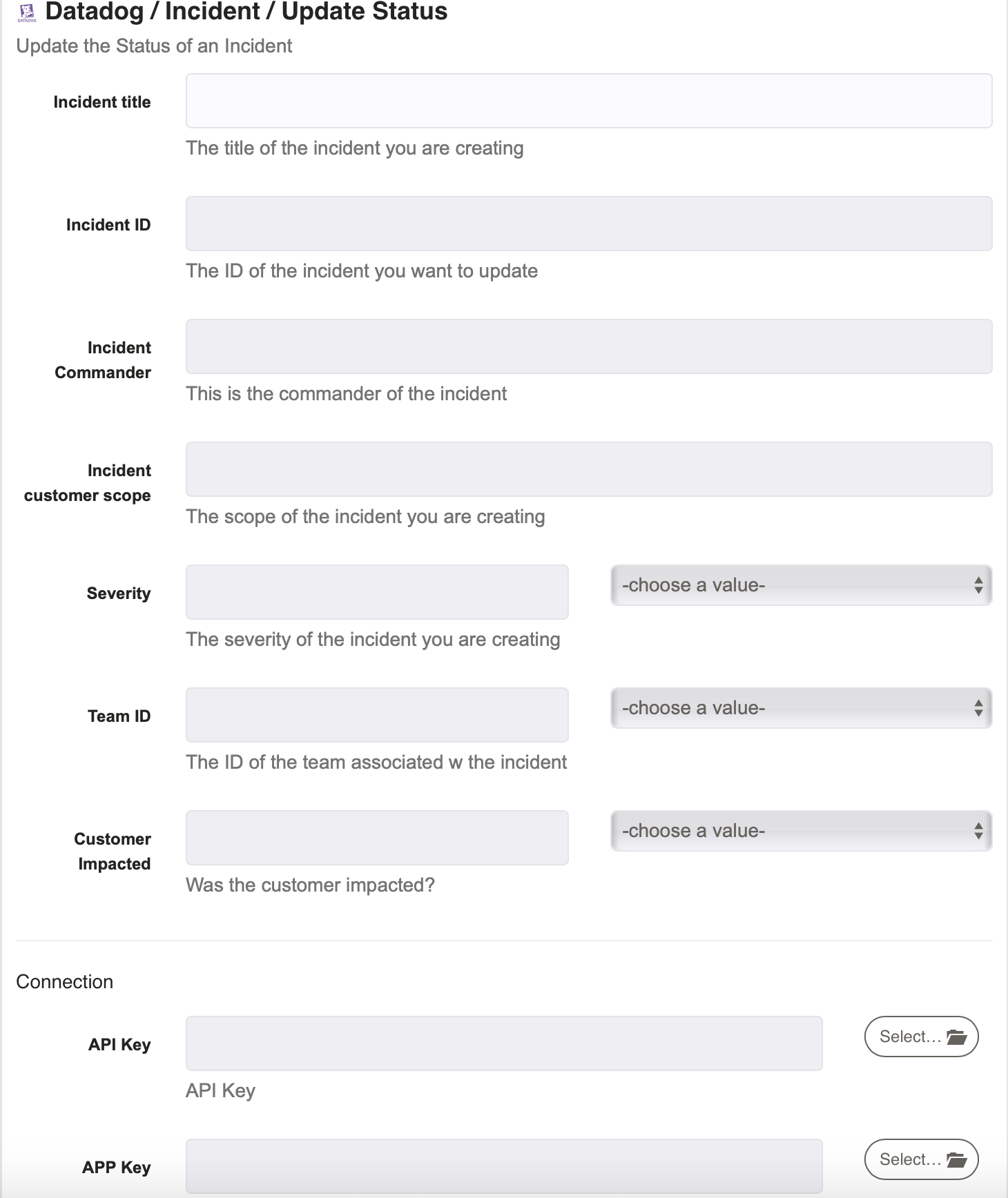 Datadog - Update Status