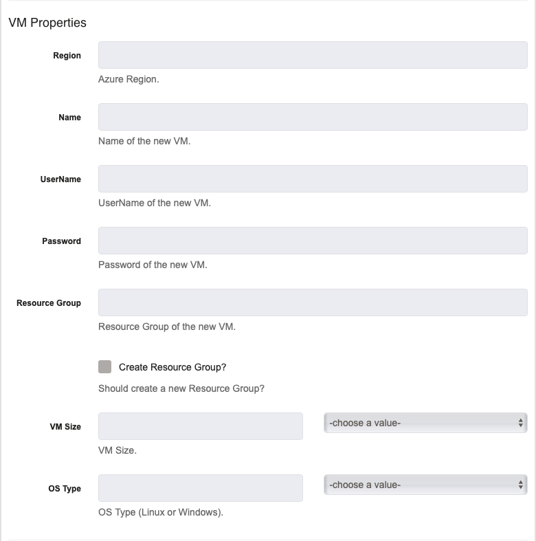 Azure - Create VM - VM Properties