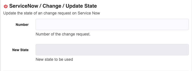 Service Now / Change / Update State