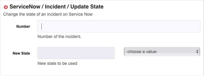 ServiceNow / Incident / Update State