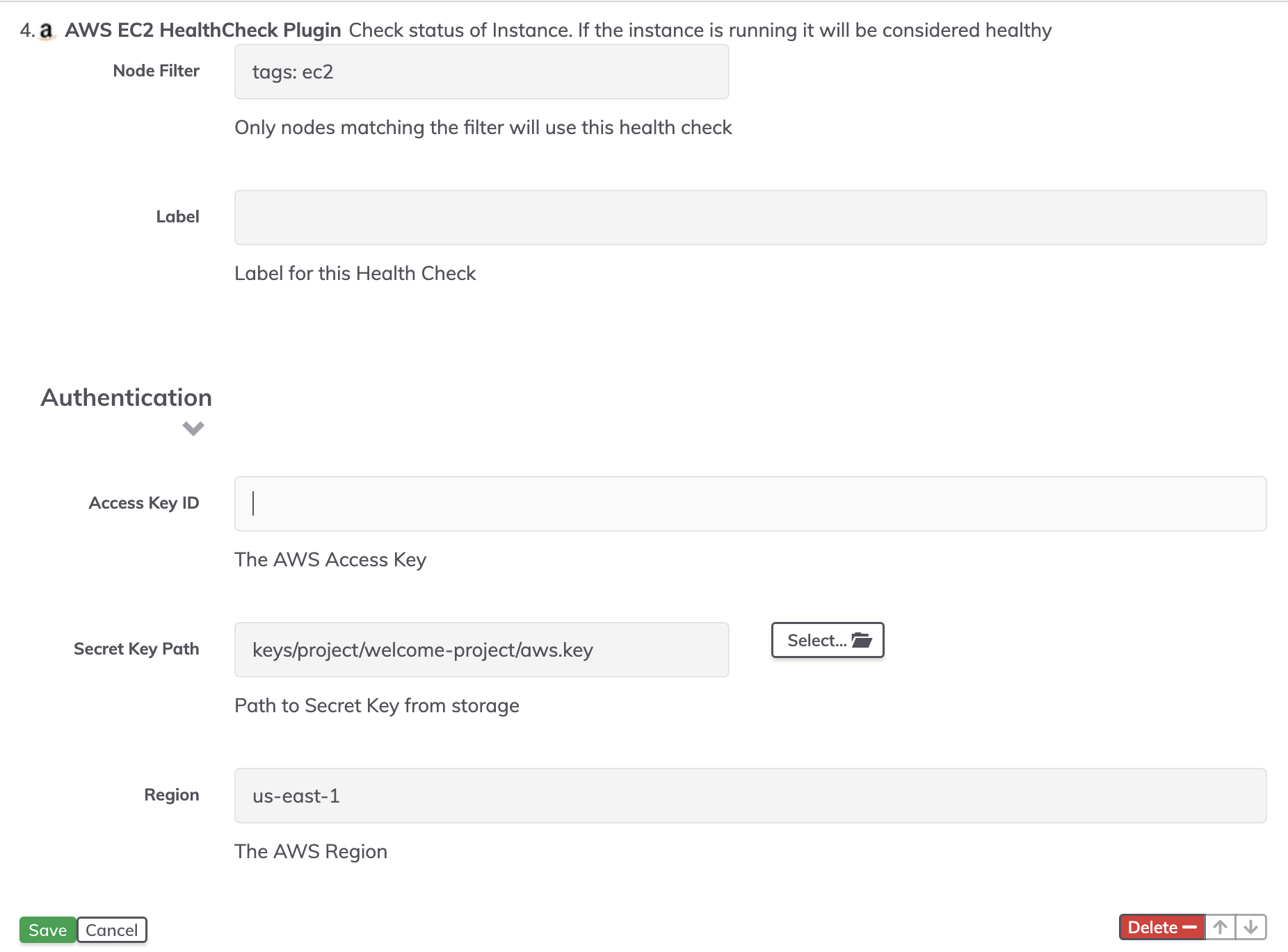 AWS EC2 Health Check