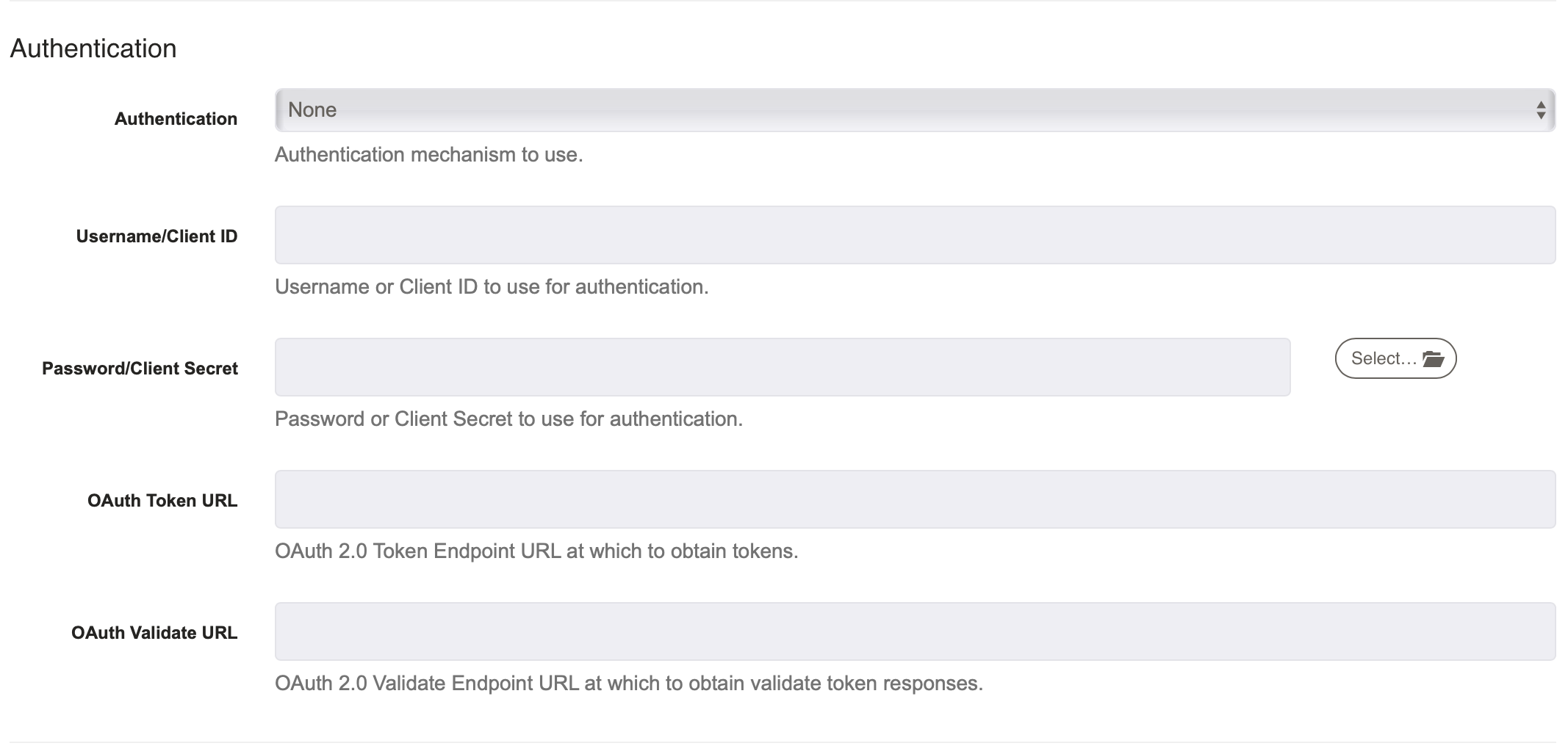 HTTP Node Step - Authentication