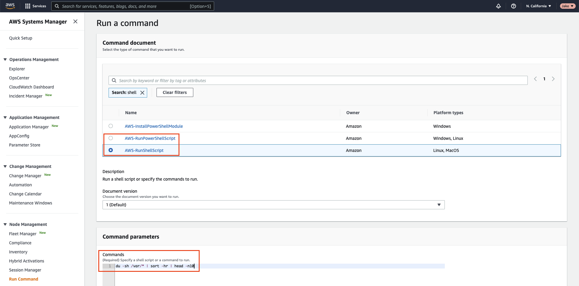 aws-ssm-test-script