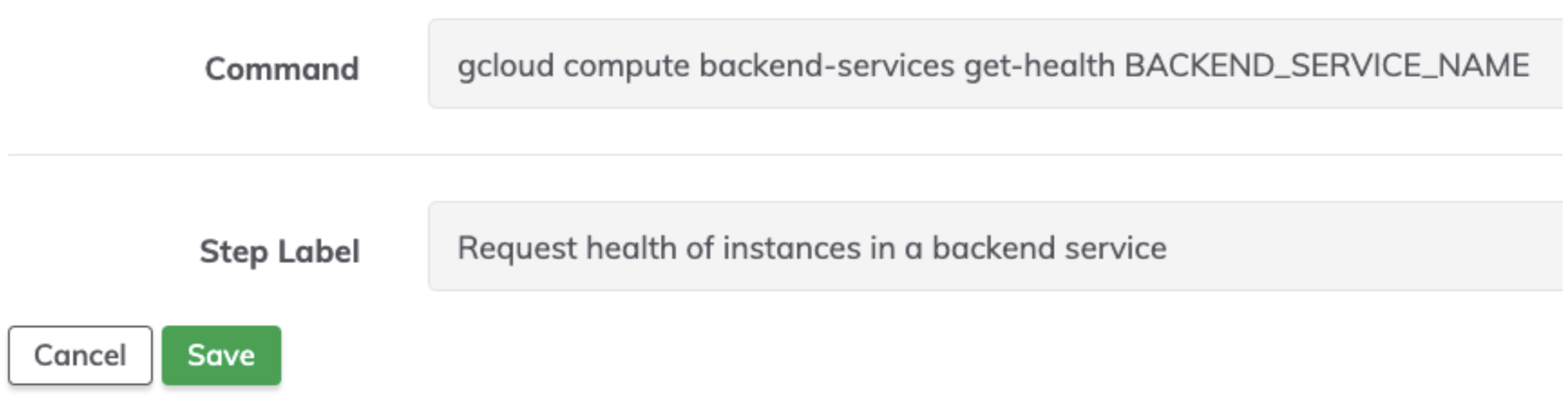 Gcloud CLI checks backend instances health