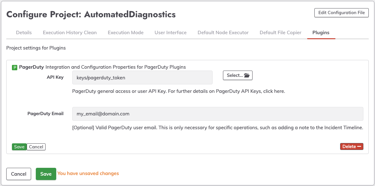 PD Plugin Config