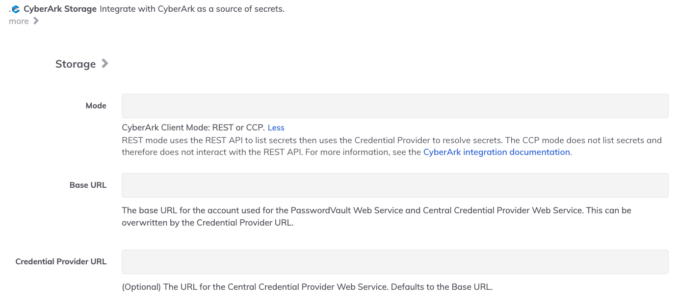 Cyberark REST Config