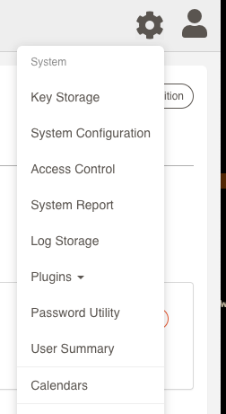 System Menu