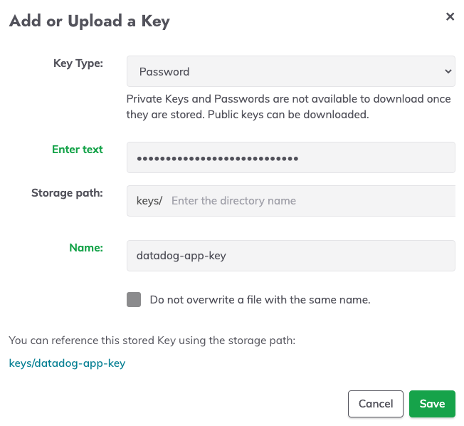 Datadog App Key