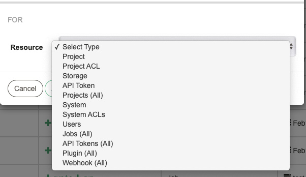 System Resource Types