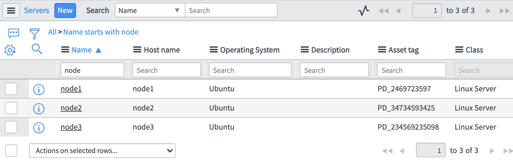 Example Filtered Results