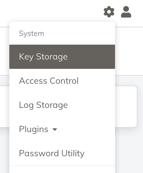 Key Storage