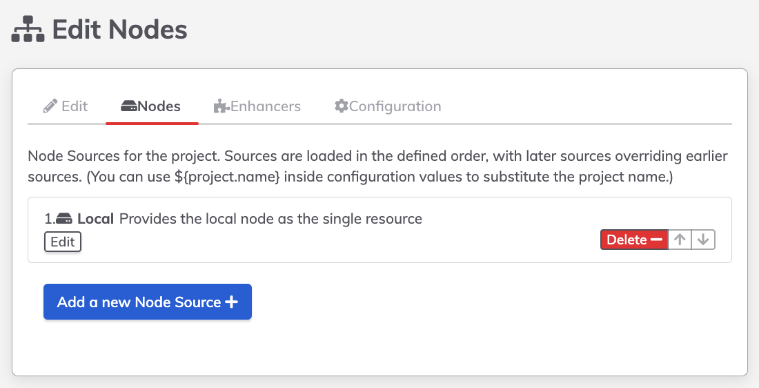 Local node source