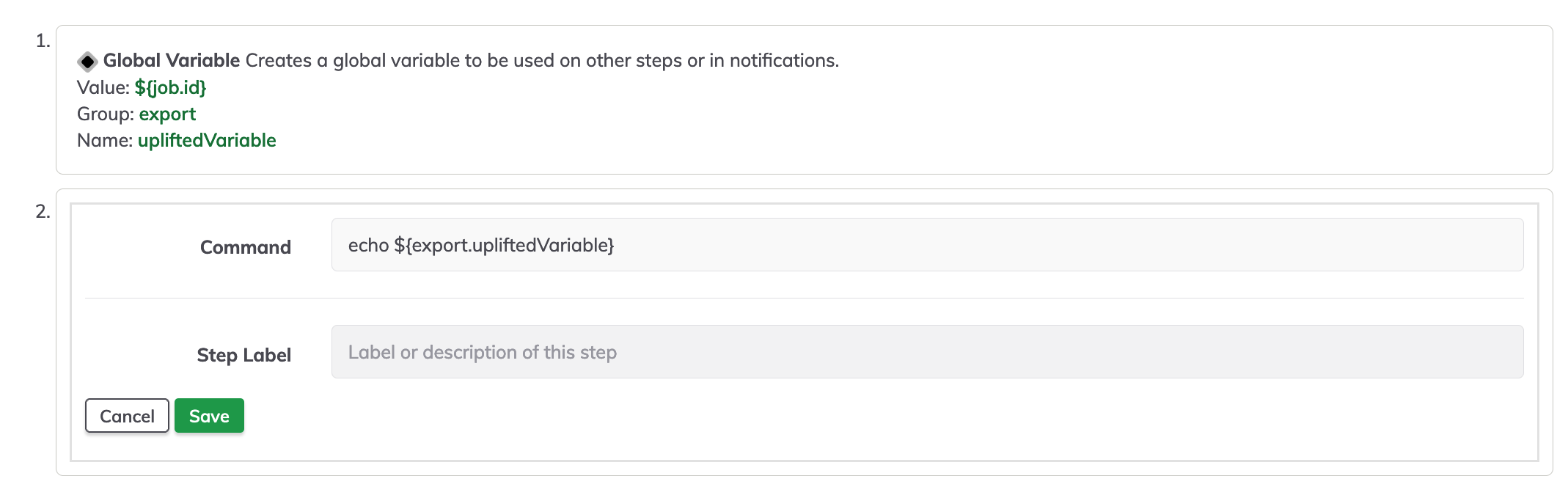 Job context variables 3