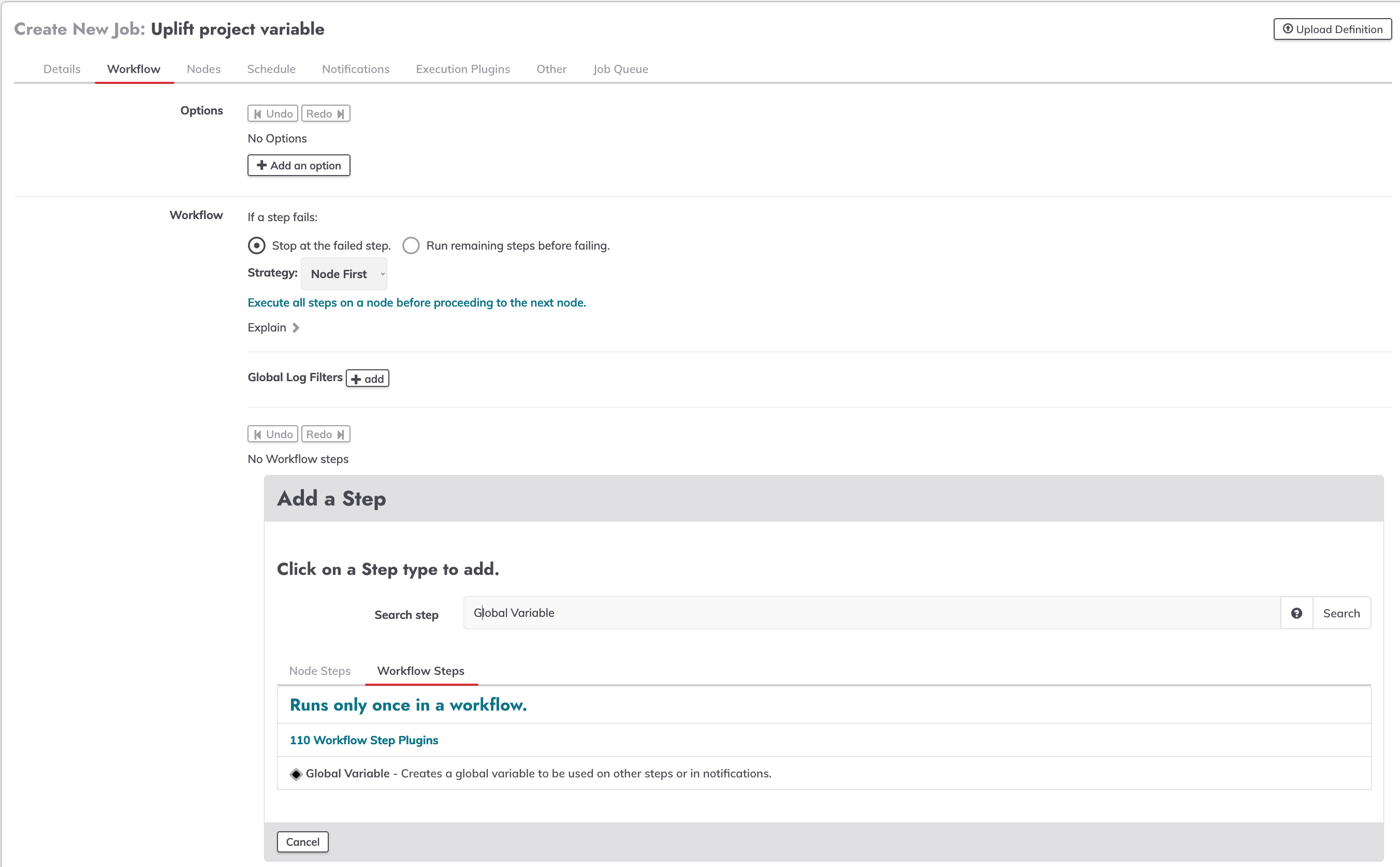 Project context variables 3