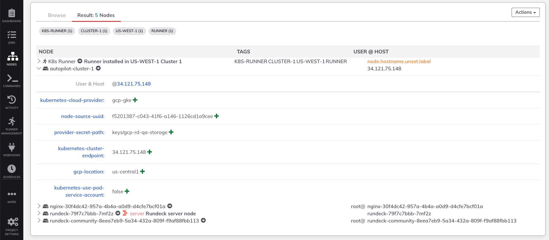 GKE Node Attributes