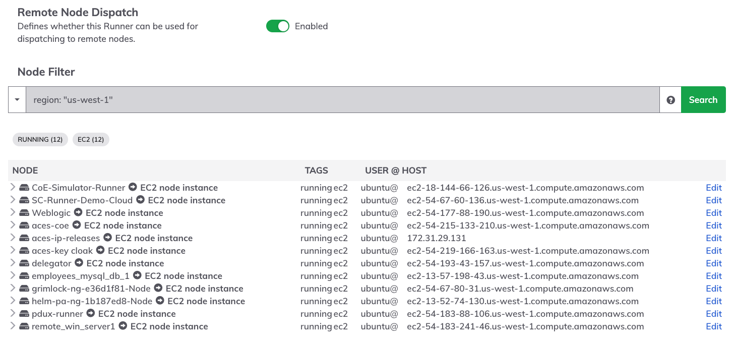 Remote Node Dispatch