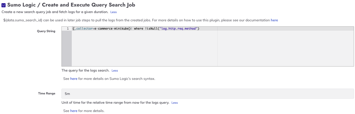 Sumo Logic logs Query