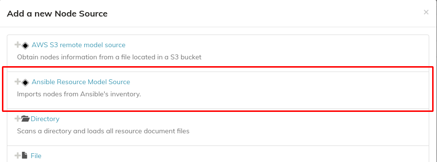 Ansible Node Source