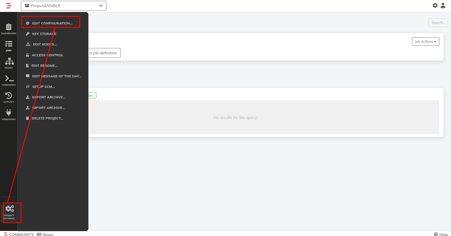 Edit Config