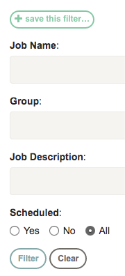 Job filter form