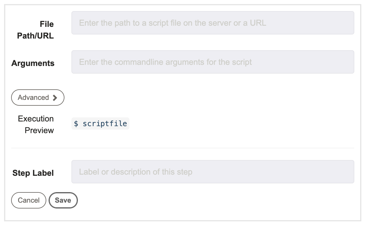 Script file step type