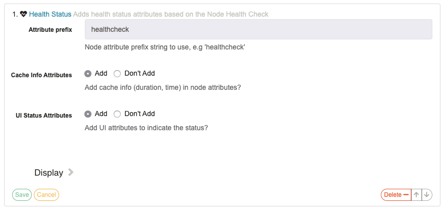 Health Checks - Add Health Status Enhancer