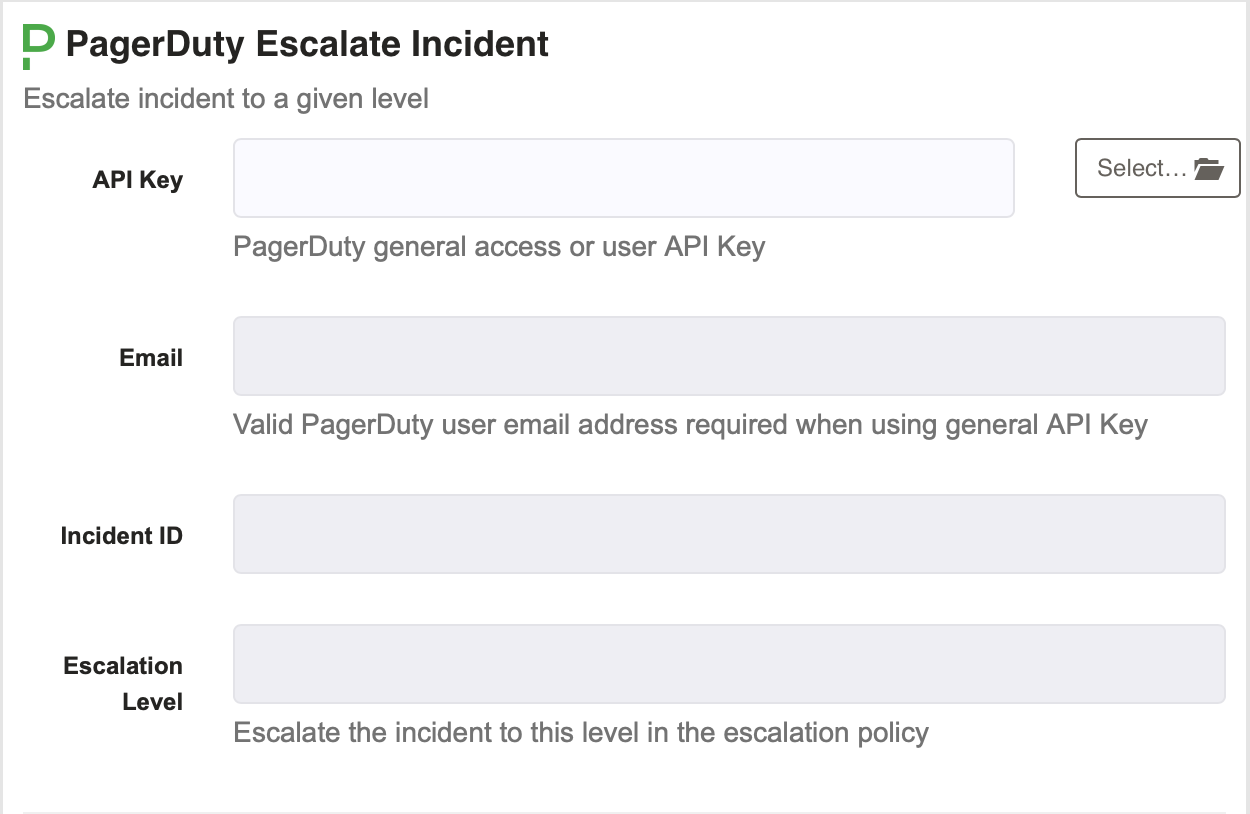 PagerDuty - Escalate Incident