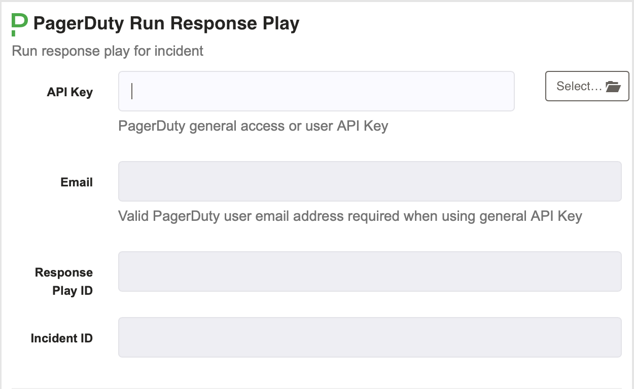 PagerDuty - Run Response Play