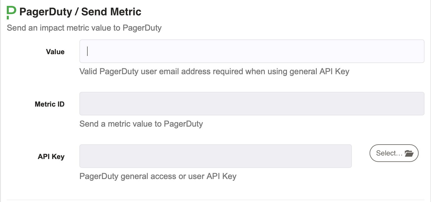 PagerDuty - Send Impact Metric
