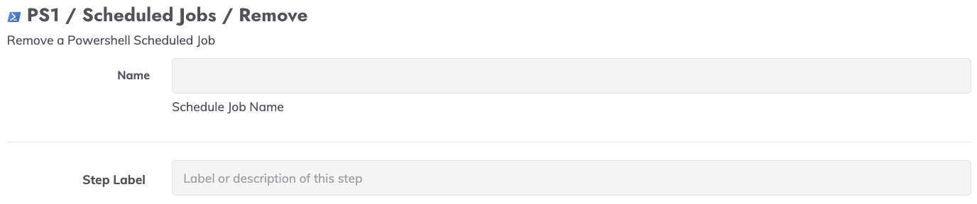 PS1 Scheduled Jobs Remove Configuration