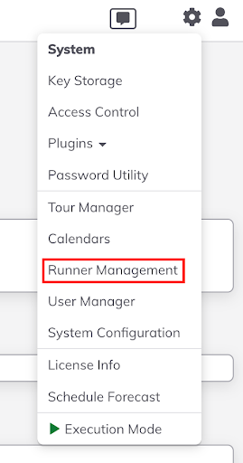 Select Runner management
